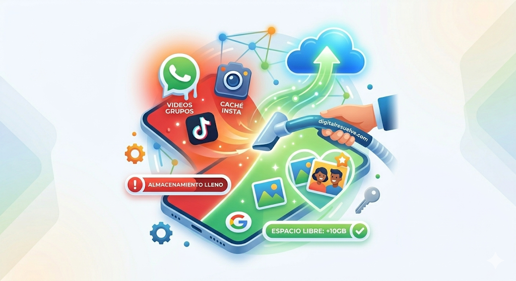 Como liberar espacio en tu movil
